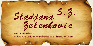 Slađana Zelenković vizit kartica